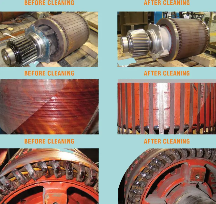 Traction Motor Washing and Drying Plant