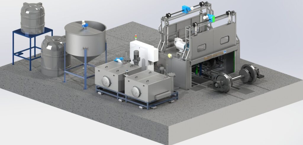 Rail Wheelset Washing Plant